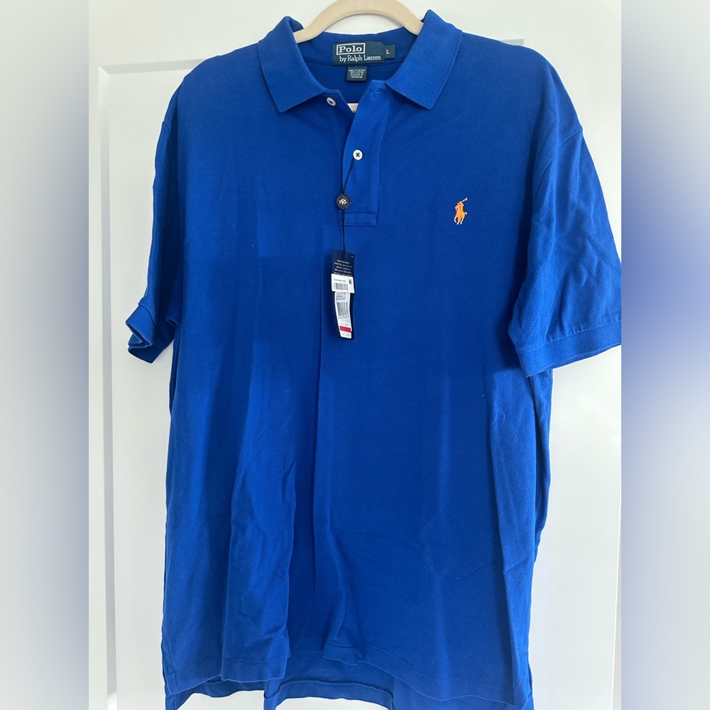 NWT- Polo Ralph Lauren Men’s Classic Mesh Polo Shirt – Size L 💙
